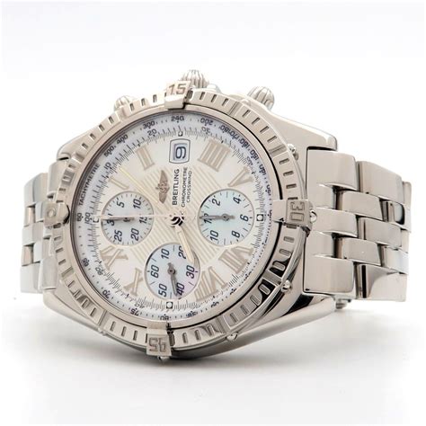 breitling crosswind racing chronomat a13355|Breitling mother of pearl.